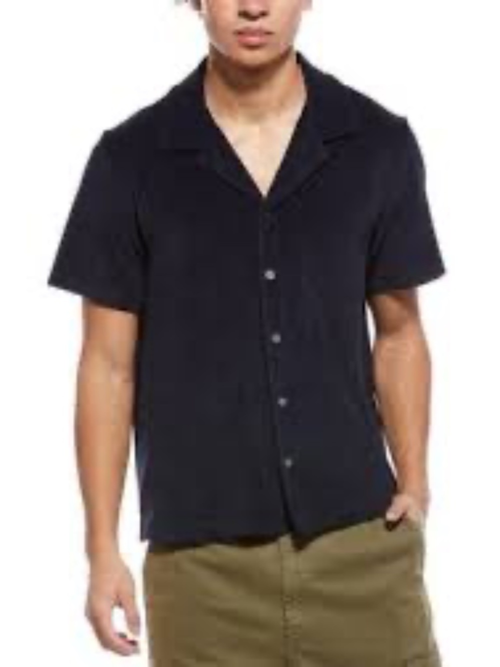 Todd Snyder Terry Cloth Camp Collar Shirt